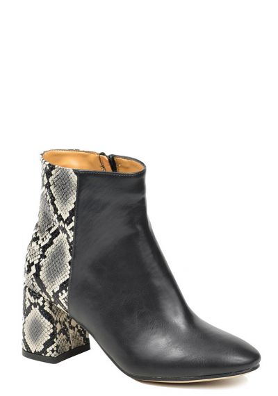 Итальянские женские полусапоги Bottega Lotti 056021 черные