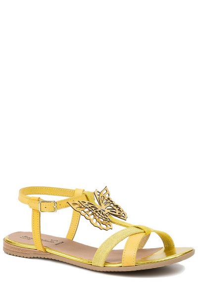 Итальянские женские сандалии Sergio Giulio 5610 желтый