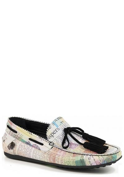 Итальянские мужские мокасины Galliano 8635