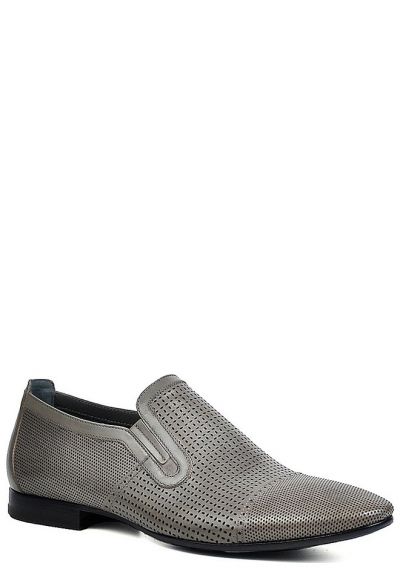 Итальянские мужские туфли GiamPieroNicola 14106 серый