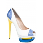 Итальянские женские туфли Dora JENNA синие