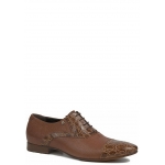 Итальянские мужские туфли GiamPieroNicola 13924 коричневый